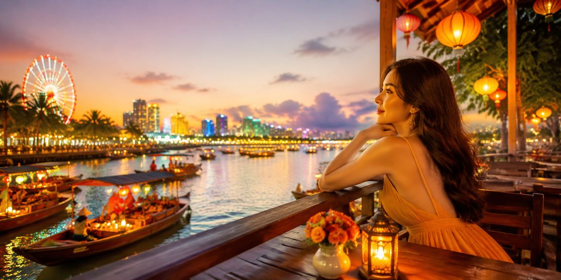 Người chơi tại Đà Nẵng thực hiện giao dịch tài chính bằng điện thoại trong quán cà phê