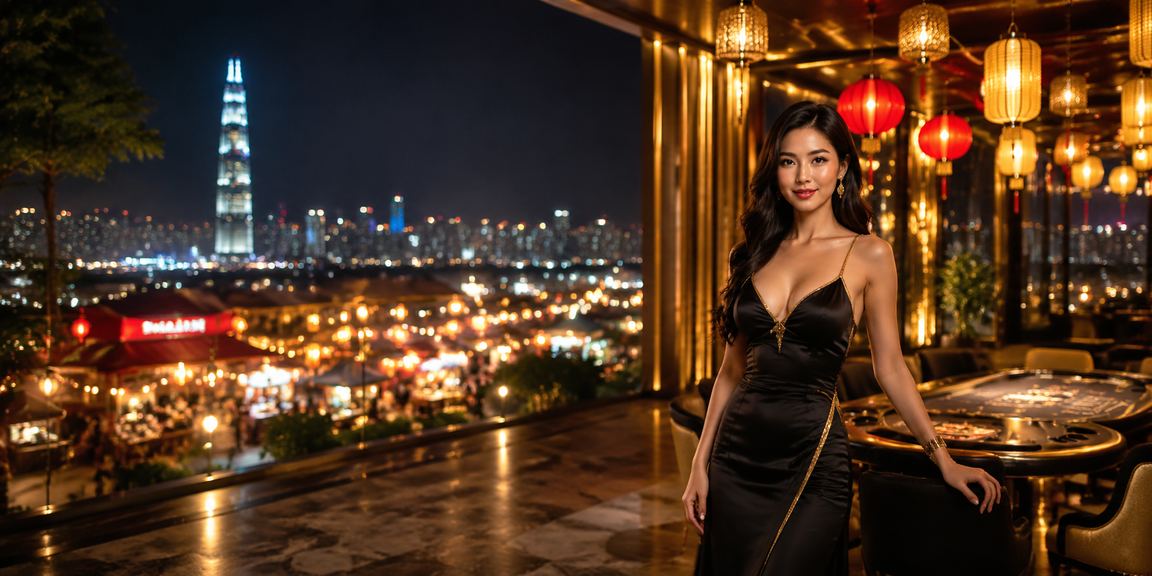 Người dùng TP.HCM duyệt voucher và ưu đãi casino trong không khí chợ đêm sôi động